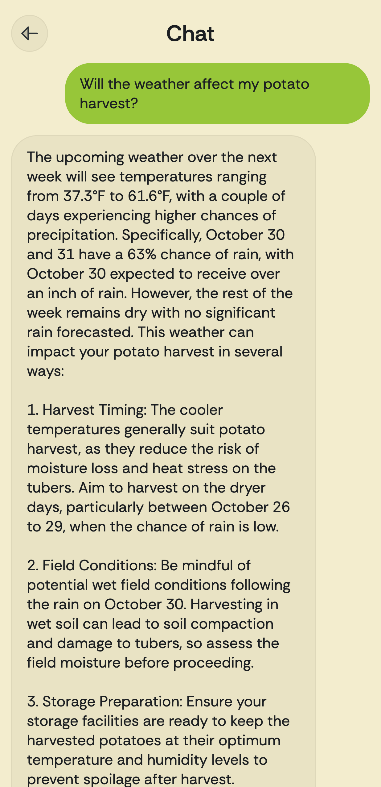 an ai farming assistant powered by real-time data
