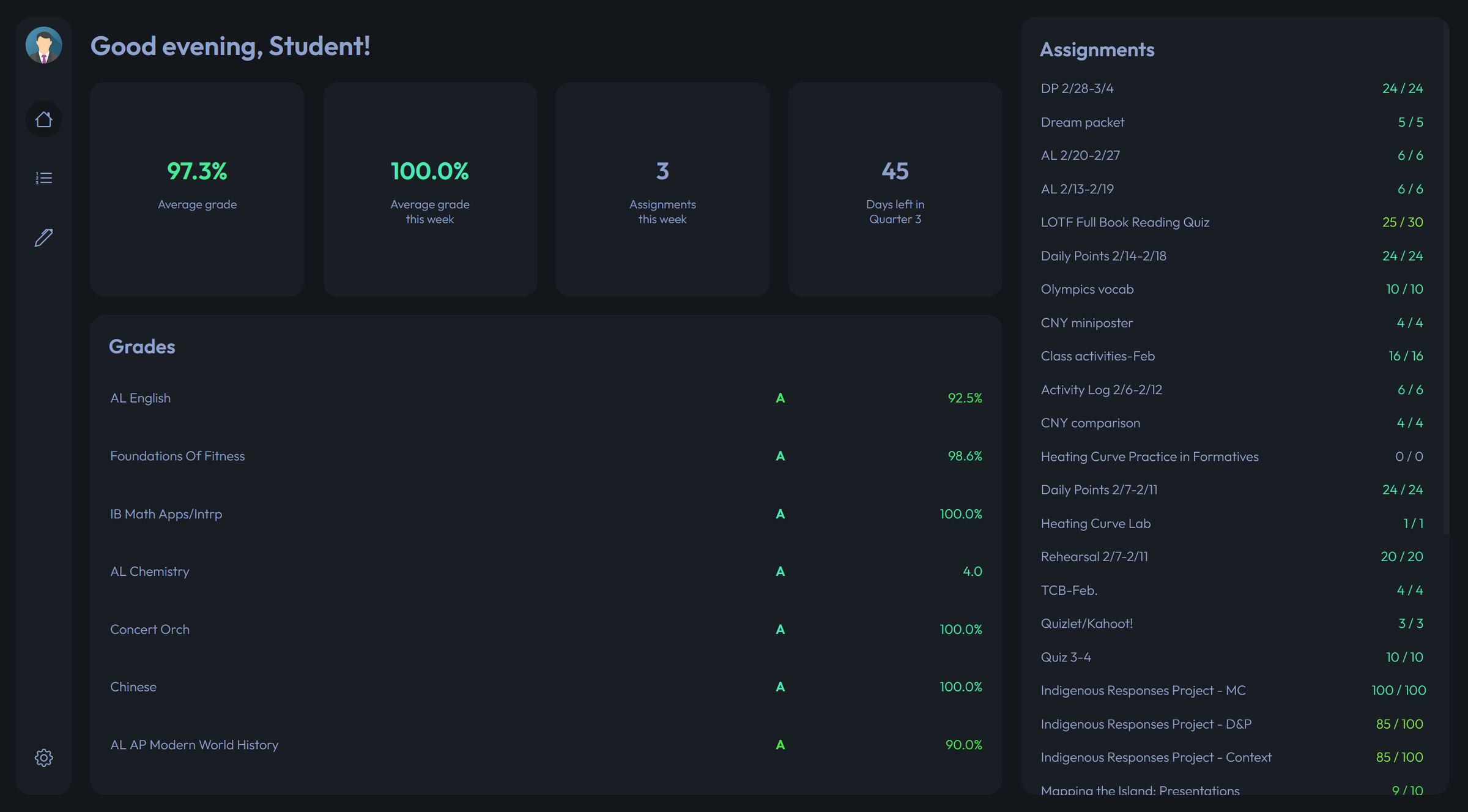 an improved grade checker web app