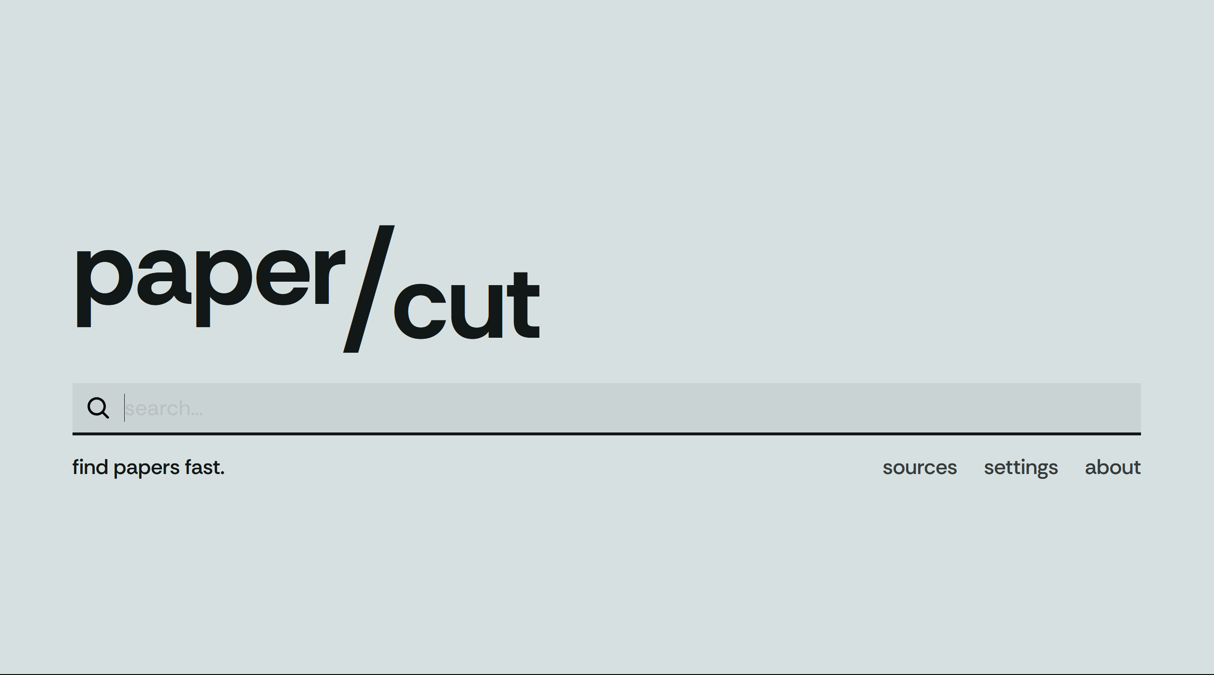 an AI-powered academic search engine