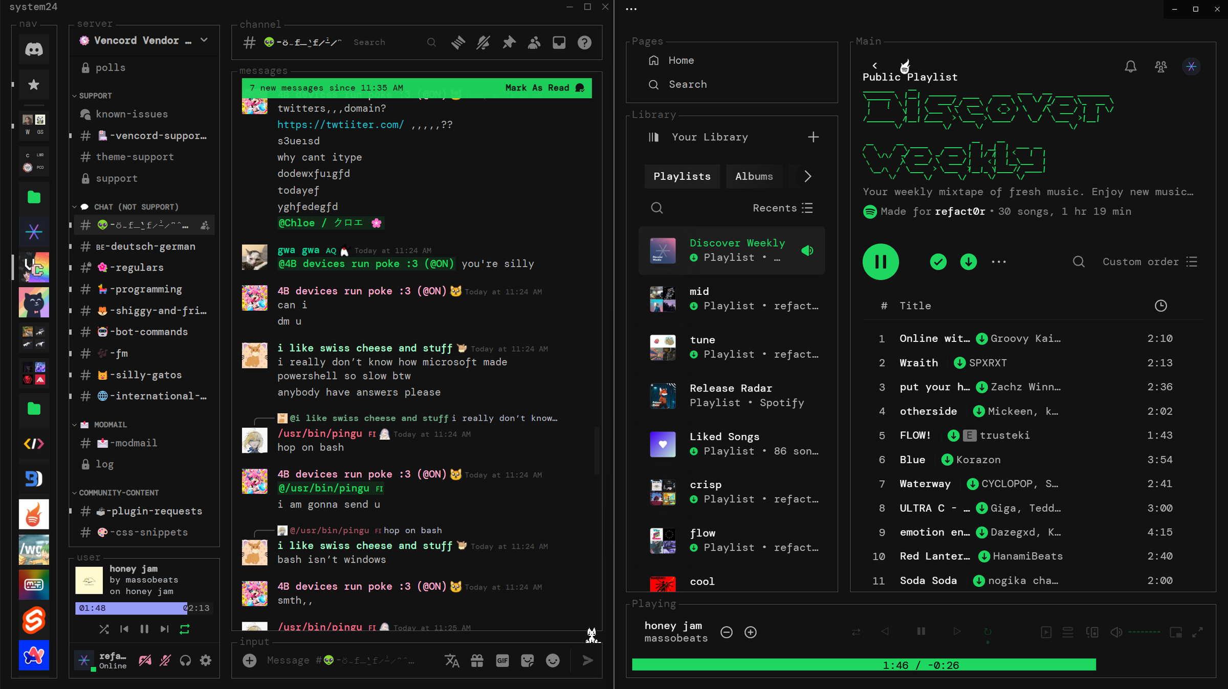 a tui-style discord theme