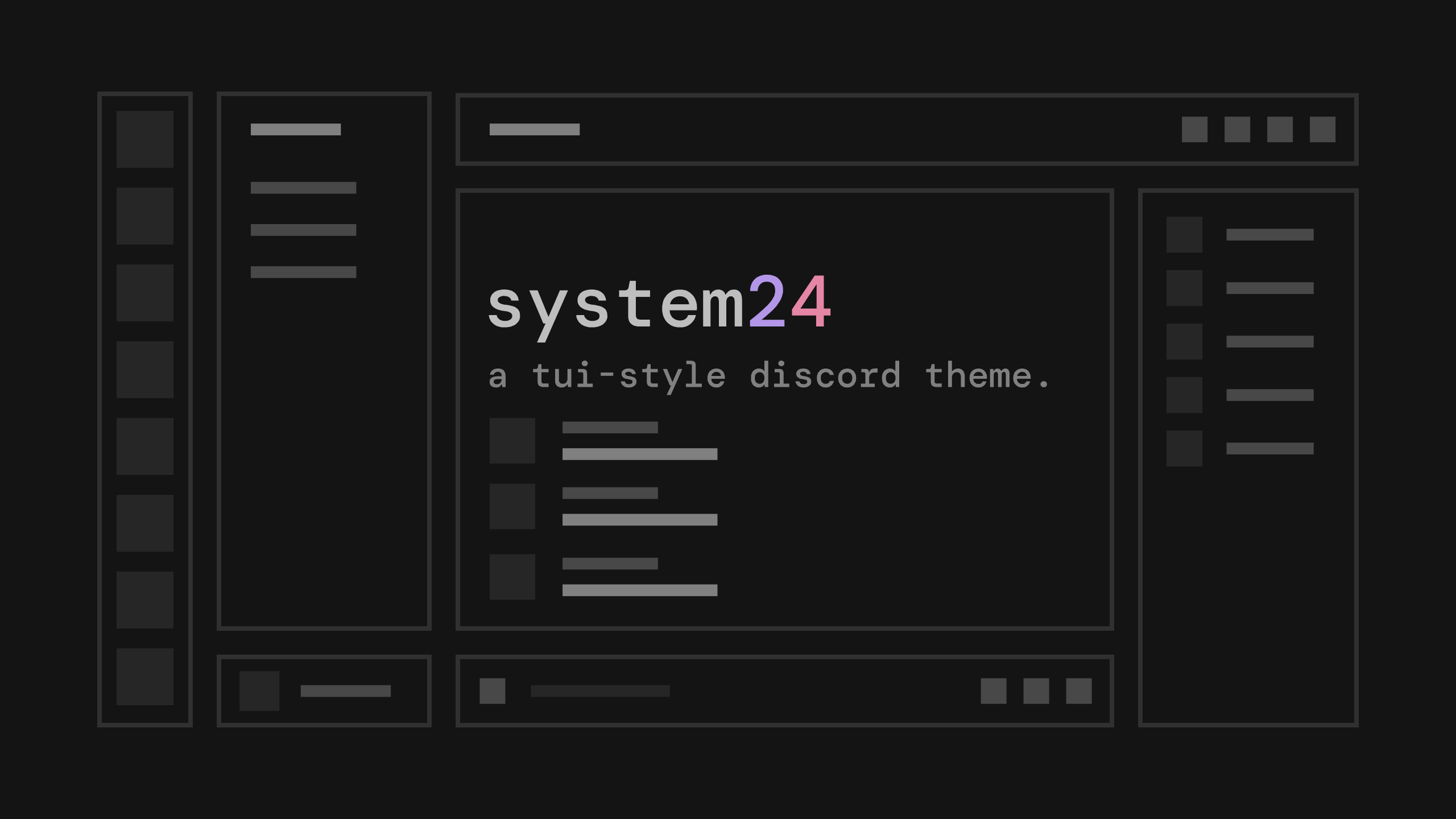 a tui-style discord theme