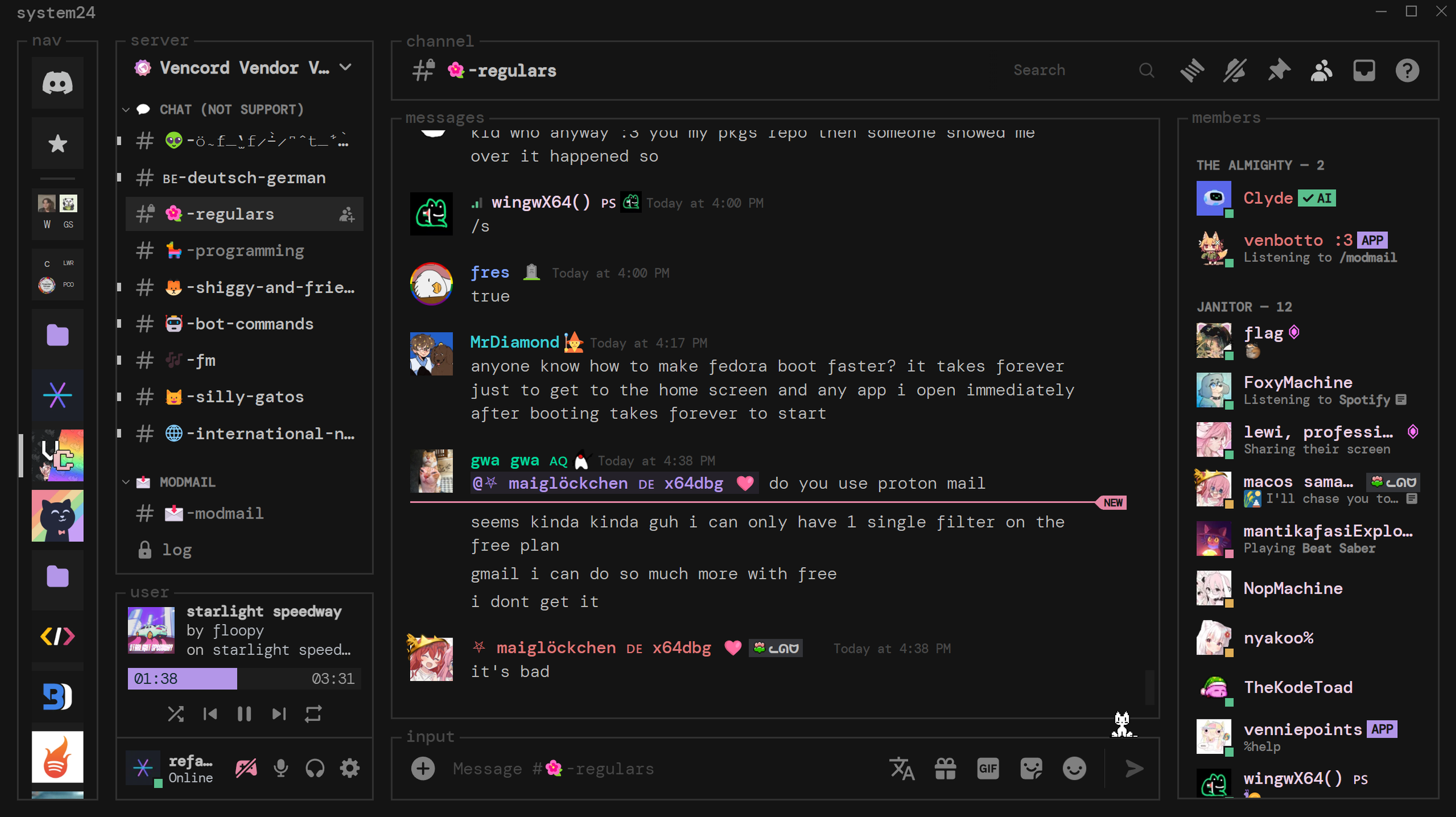 a tui-style discord theme